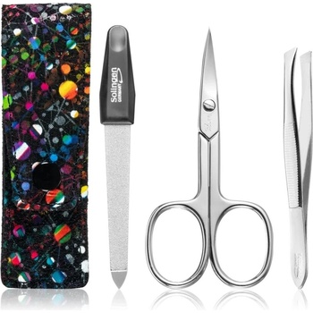 PL 872 - Cestovní manikúrová sada 3 dílná černá pestrá 